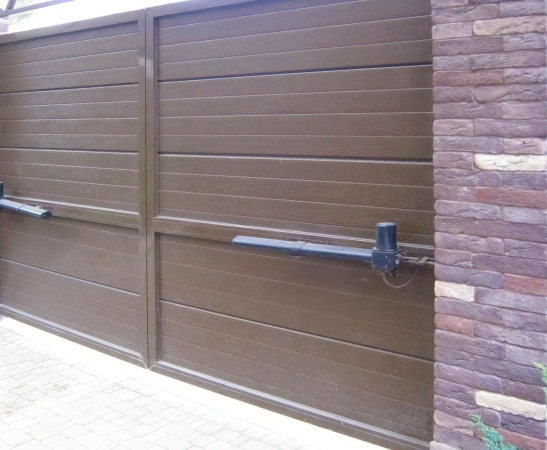 Автоматика для распашных ворот в Северской