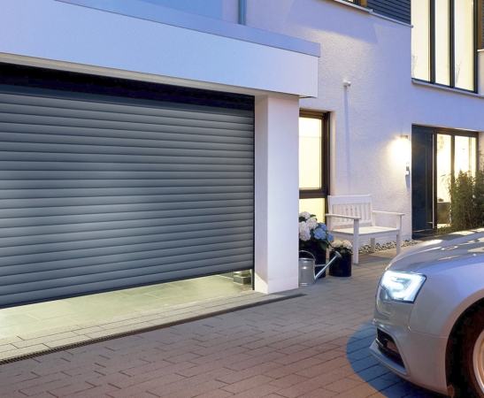 Ворота из роллетного профиля в Северской