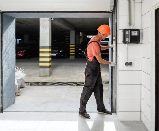 Замер ворот в Северской